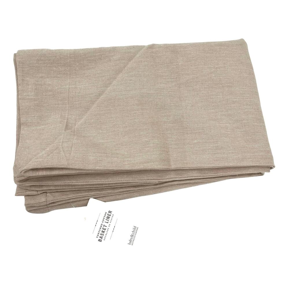 Restoration Hardware Baby&Child textured cotton basket liner